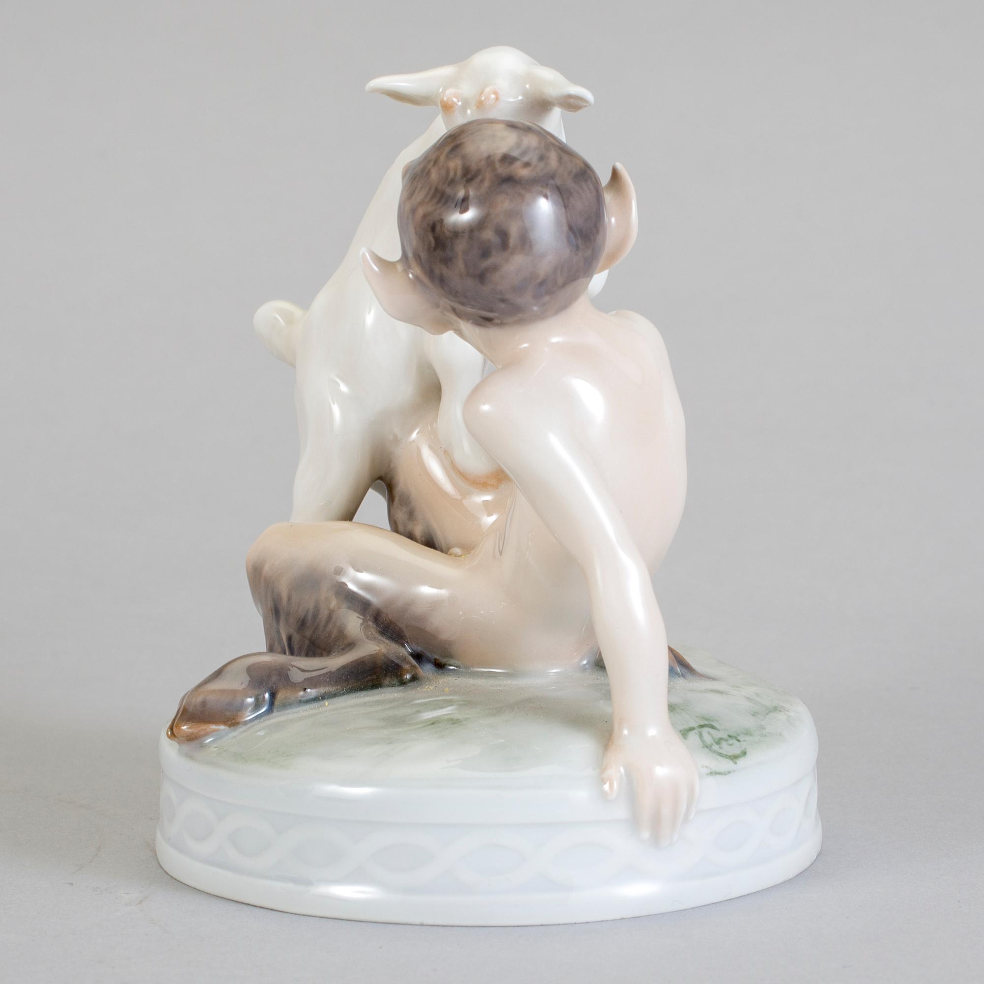 FIGURIN, porslin, Christian Thomsen, Royal Copenhagen, 1900-tal.