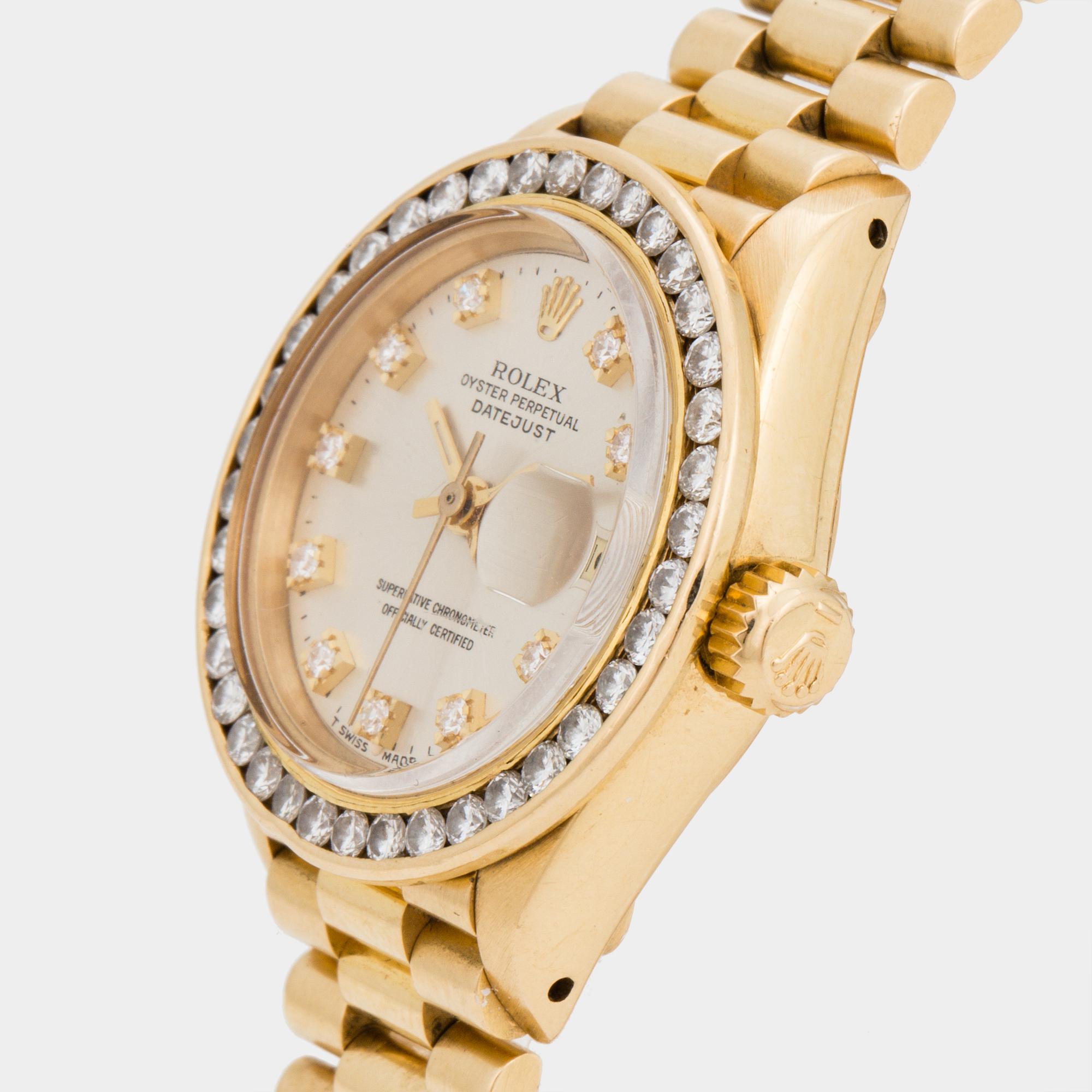 ROLEX, Oyster Perpetual, Datejust, Chronometer, wrist watch, 26 mm,