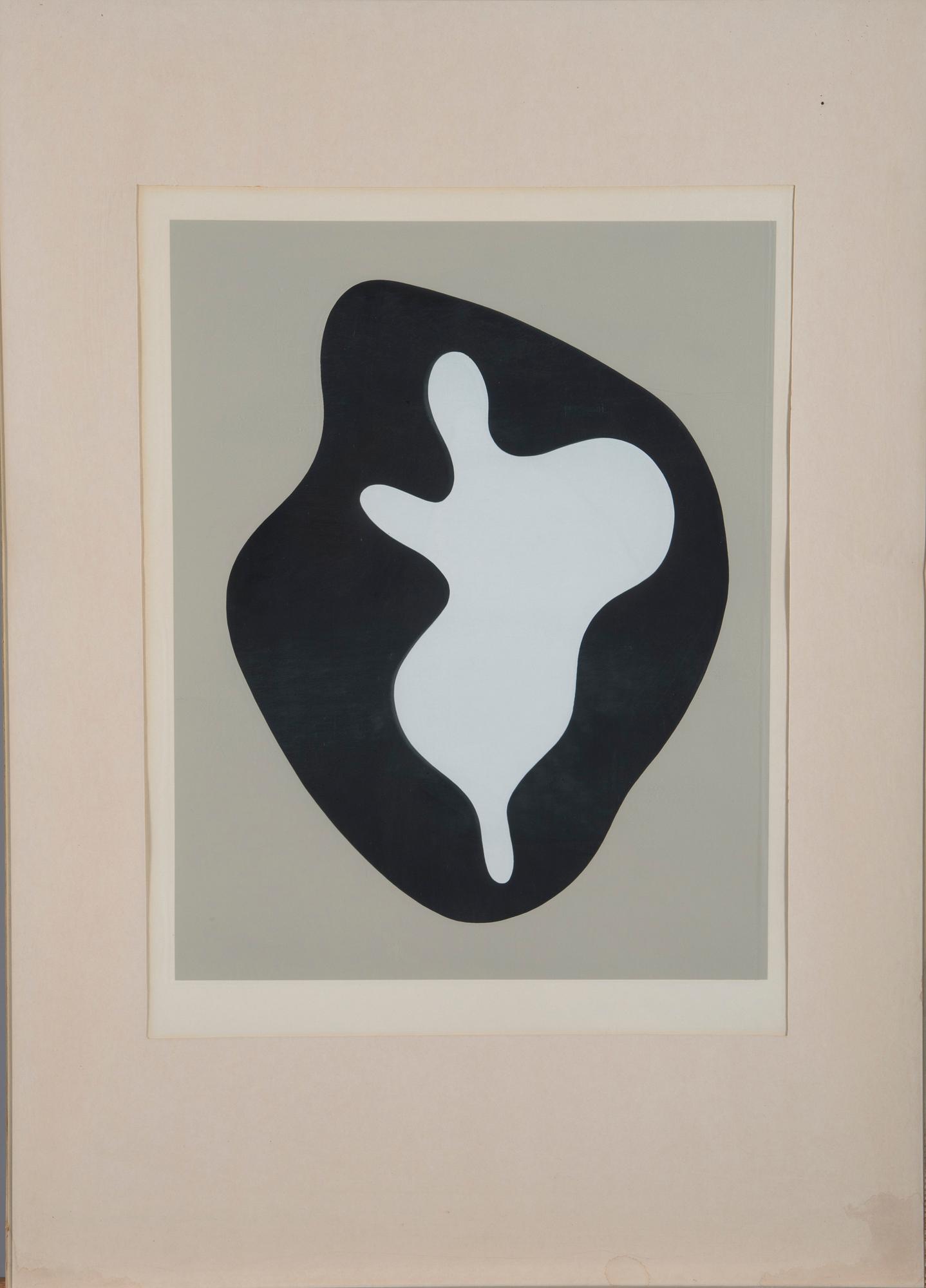 JEAN (HANS) ARP, färglitografi, osignerad.