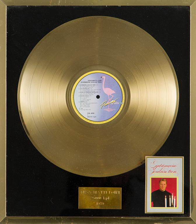 Gold record, Vesa-Matti Loiri, "Sydämeeni Joulun teen".