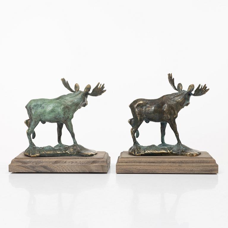 Torbjörn Forsberg, Moose bulls, 2 pcs.
