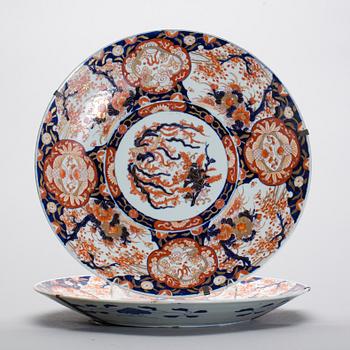 FAT, ett par, porslin, Imari, Japan. 1800-talets slut.