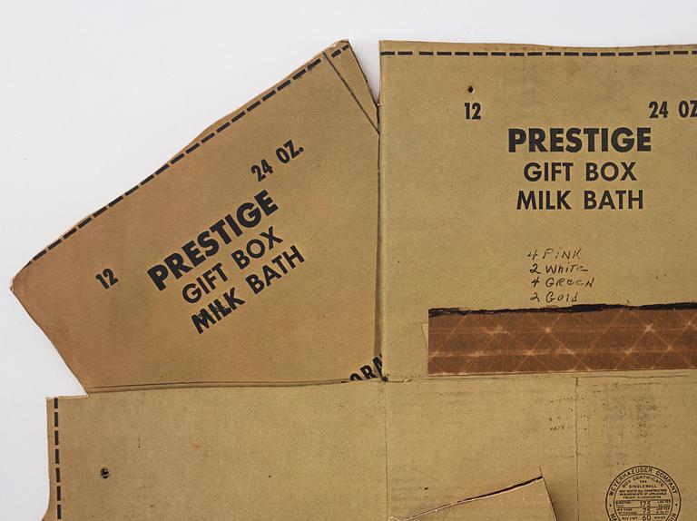 Robert Rauschenberg, Cardbird VII from: "Cardbird series".