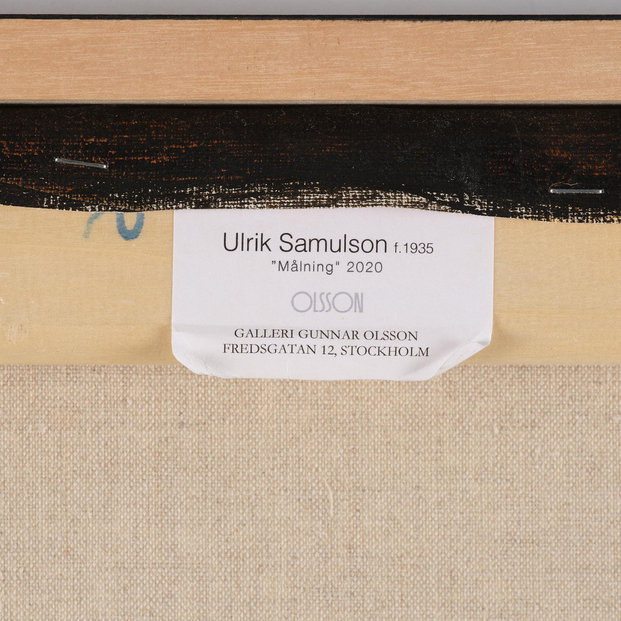 Ulrik Samuelson, "Målning".
