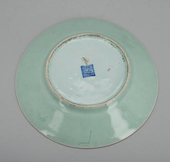 TALLRIKAR, 3 st, porslin, Kina 1800-tal.