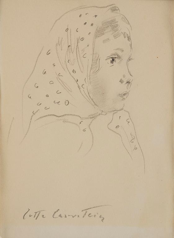 Lotte Laserstein, Portrait of a girl.
