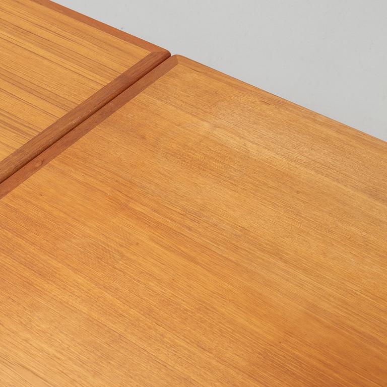 Hans J Wegner, a model 'AT-312' teak veneered dining table, Andreas Tuck, Denmark.