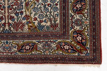 Carpet, oriental "garden carpet", approx. 185 x 128 cm.