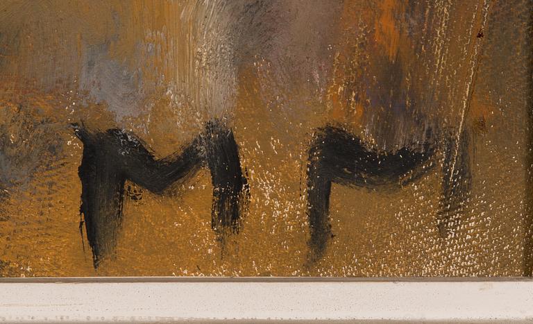 Mauno Markkula, oil on canvas, signed.
