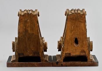 KONSOLER, gustavianska, sent 1700-tal/tidigt 1800-tal.