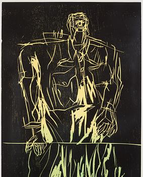 Georg Baselitz, 'Geteilter Held (Remix)'.