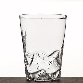 Vicke Lindstrand, vas, "Kristus stillar stormen", Orrefors 1935, modell 1385, gravör Arthur Diessner.