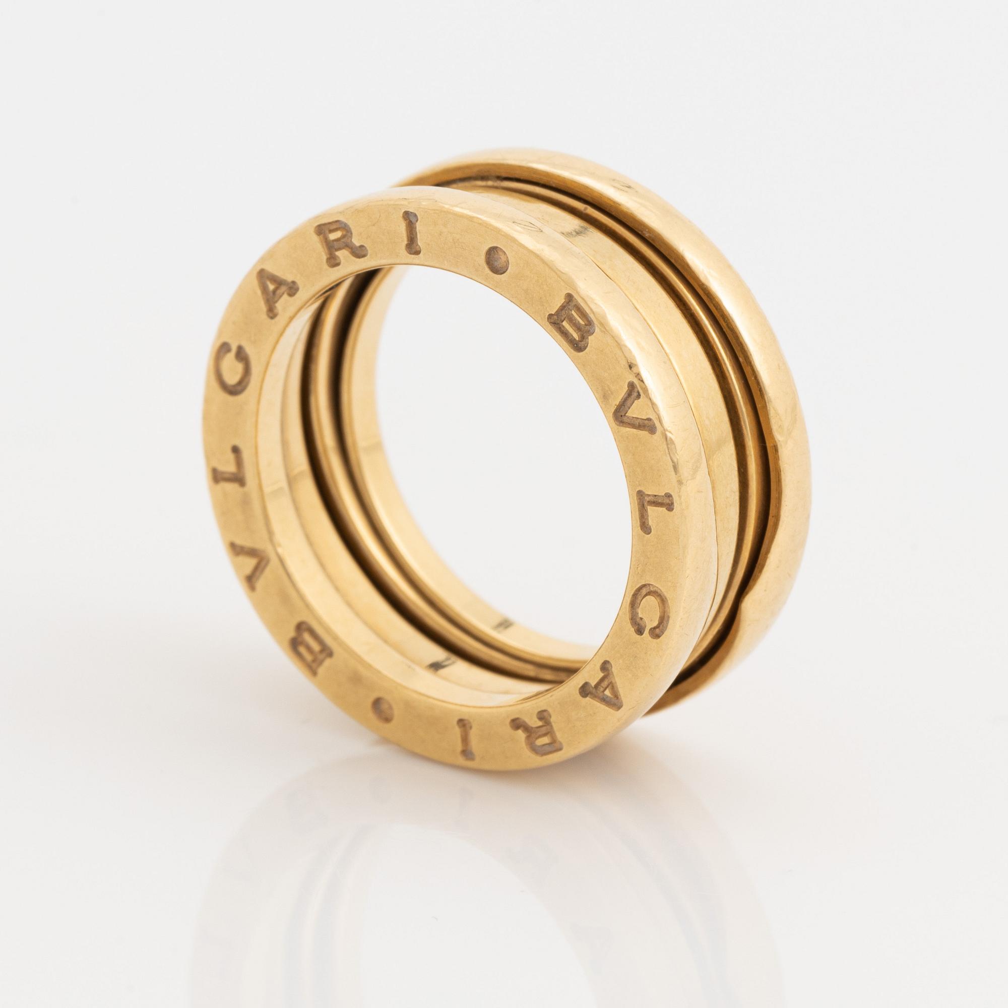 Bulgari, B.Zero1 18K gold ring.