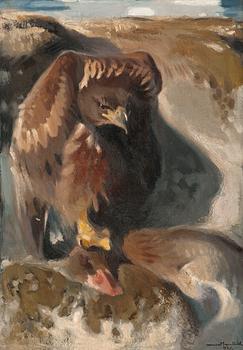 Lennart Segerstråle, "AN EAGLE AND ITS PREY".