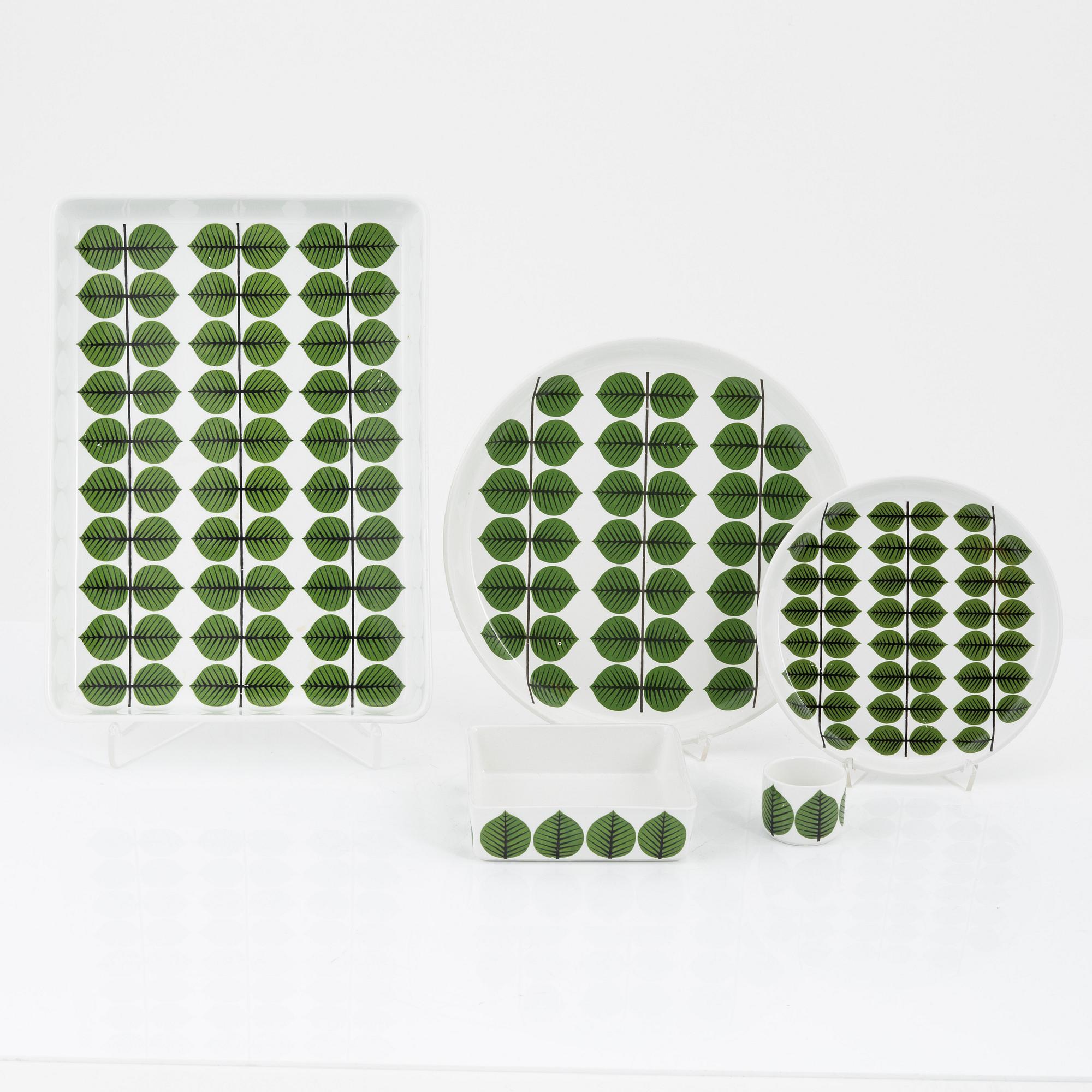 Stig Lindberg, a 15-piece 'Berså' creamware service, Gustavsberg.