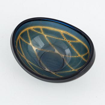 Sven Palmqvist, a 'Ravenna' glass bowl, Orrefors.