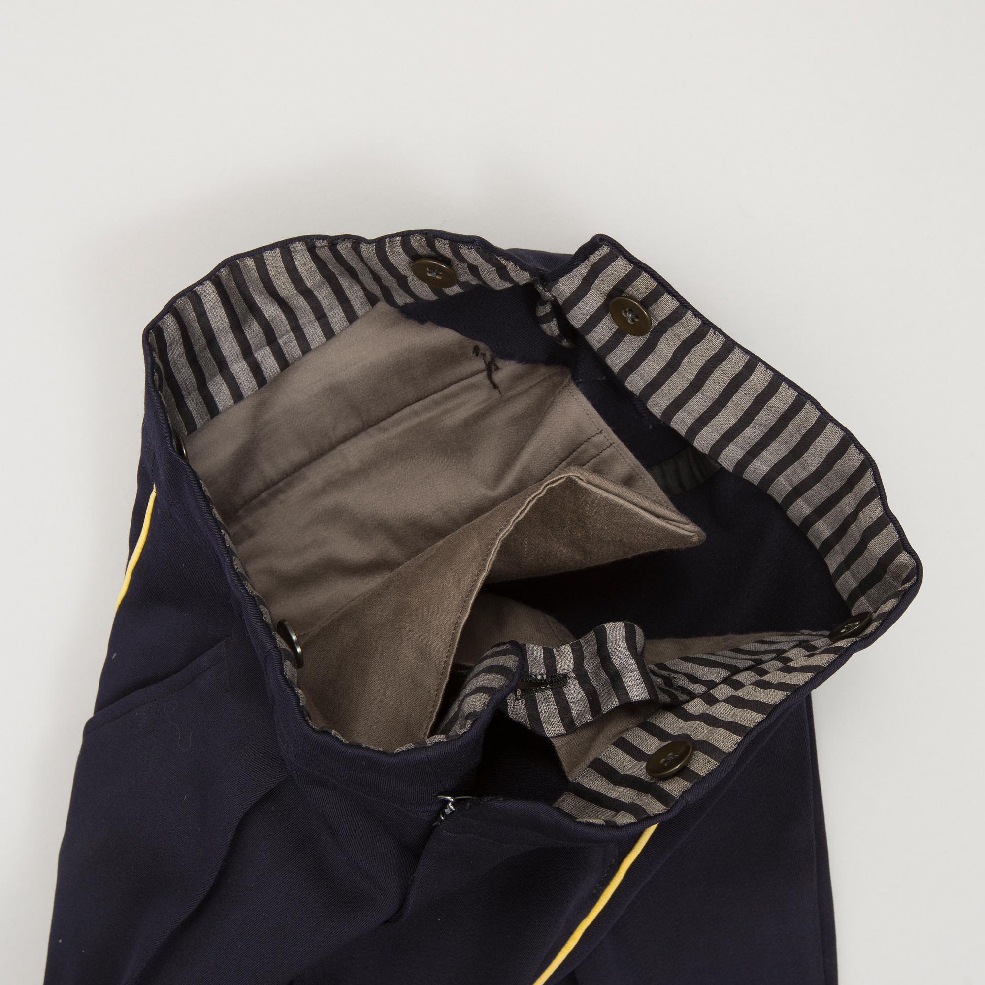 a Swedish early 20th Century four piece Swedish military uniform for captain at Svea Livgarde in Stockholm.