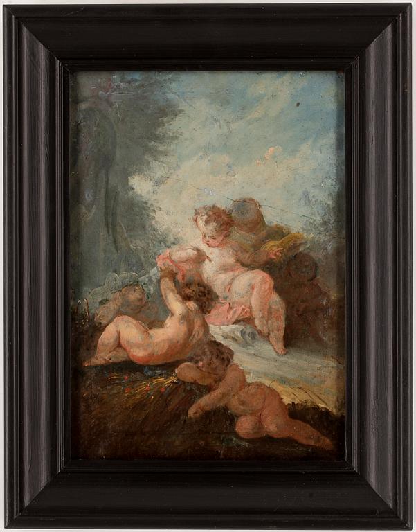 OKÄND KONSTNÄR, olja på duk, 1700-tal.