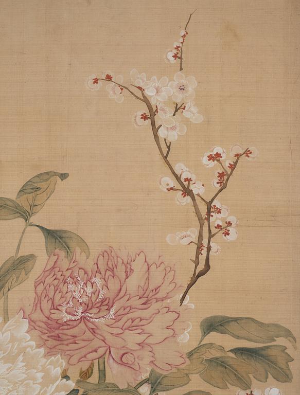A Chinese painting, signed, early 20th Century.