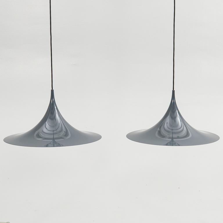 Bonderup & Thorup, ceiling lamps, a pair, "Semi pendant", Gubi, Denmark.