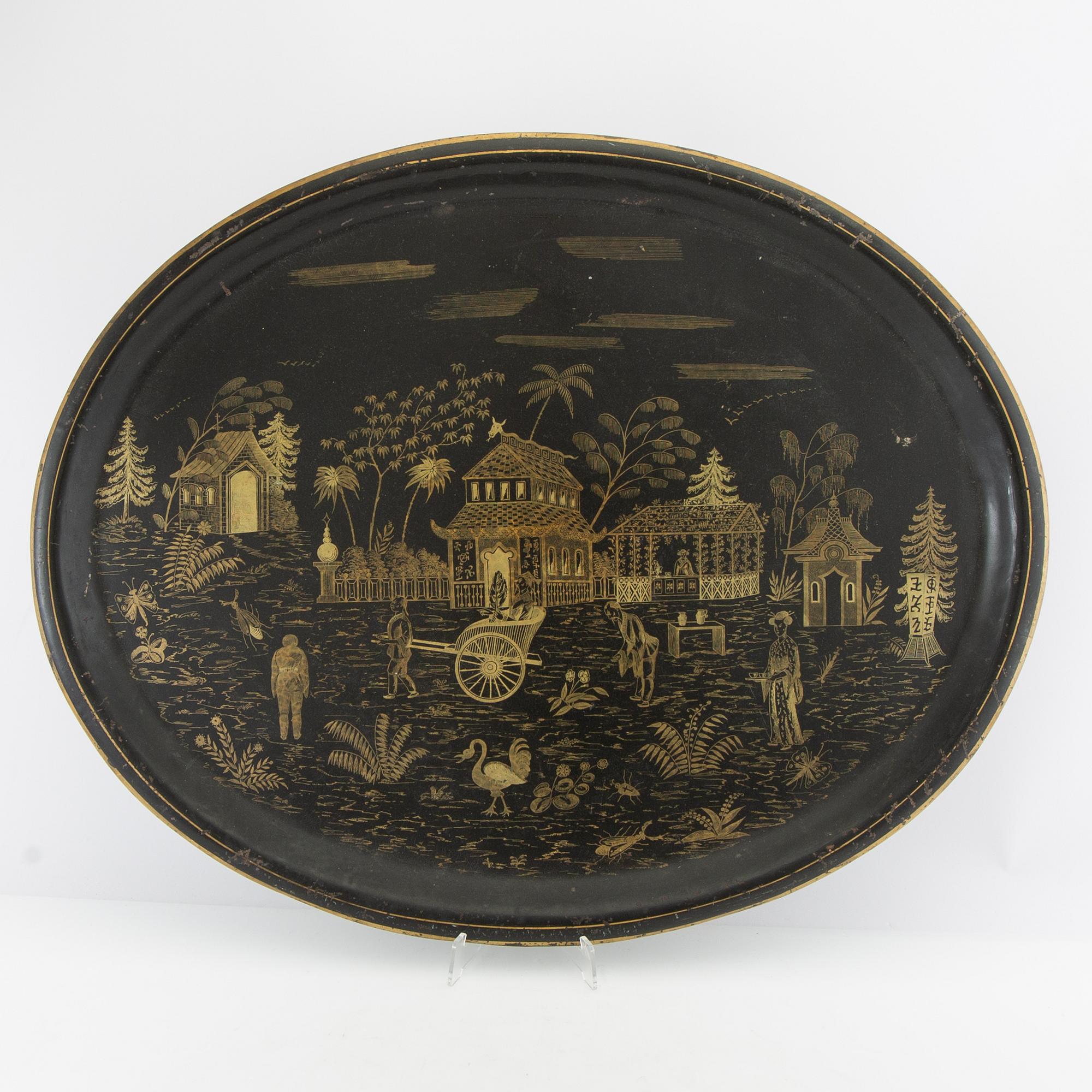 Tray, first half of the 20th century.