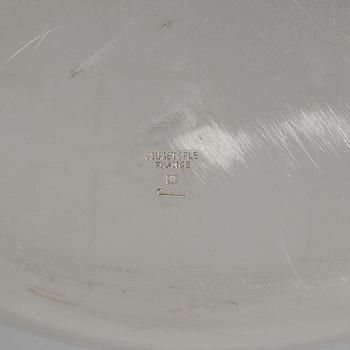 TERRINER, ett par, nysilver, empirestil, Christofle, Frankrike, gjorda mellan 1935 - 1983.