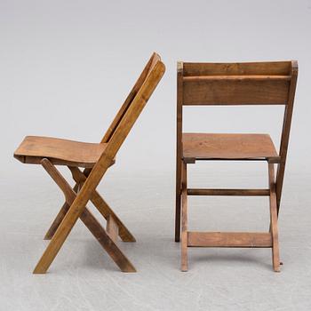 FÄLLSTOLAR, 8 st, 1930-tal.