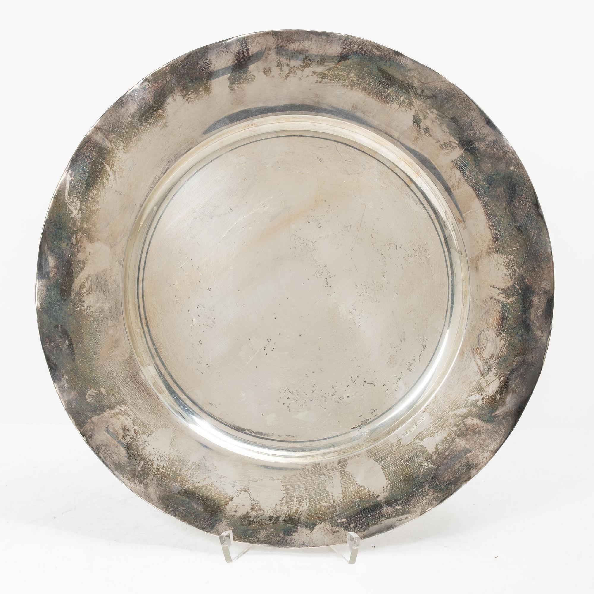 Guldsmedsaktiebolaget (GAB), Dish, silver, Stockholm 1939.