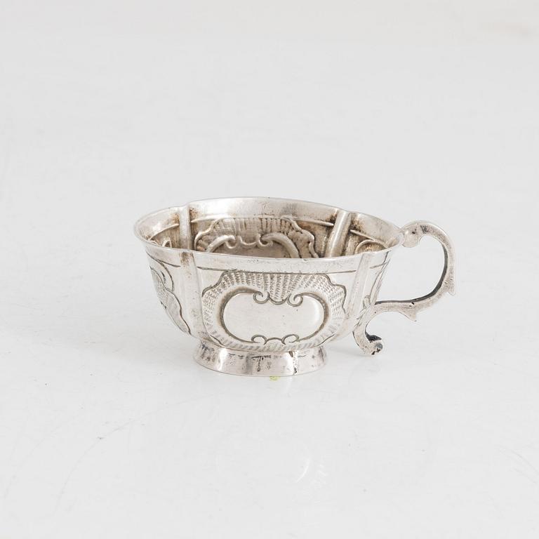 Charka, silver, Ryssland, möjligen av mästare Grigorij Iwanow Serebrjanikow (verksam 1745-1768), Moskva.