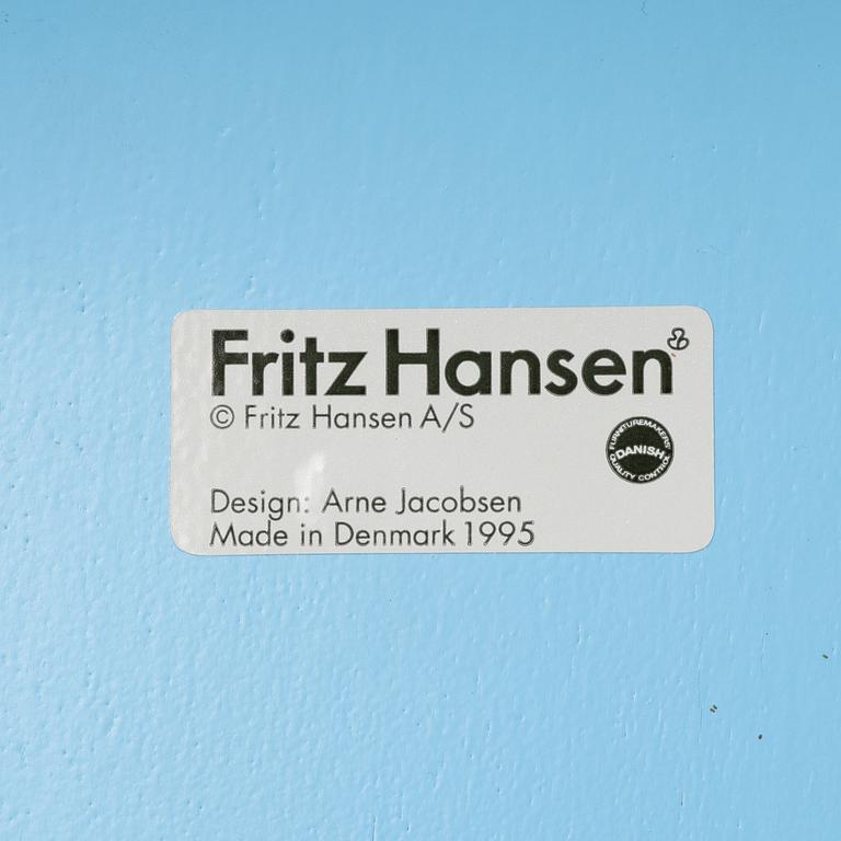 Arne Jacobsen, a set of 6 chairs, "The Ant", Fritz Hansen, Denmark, 1995.