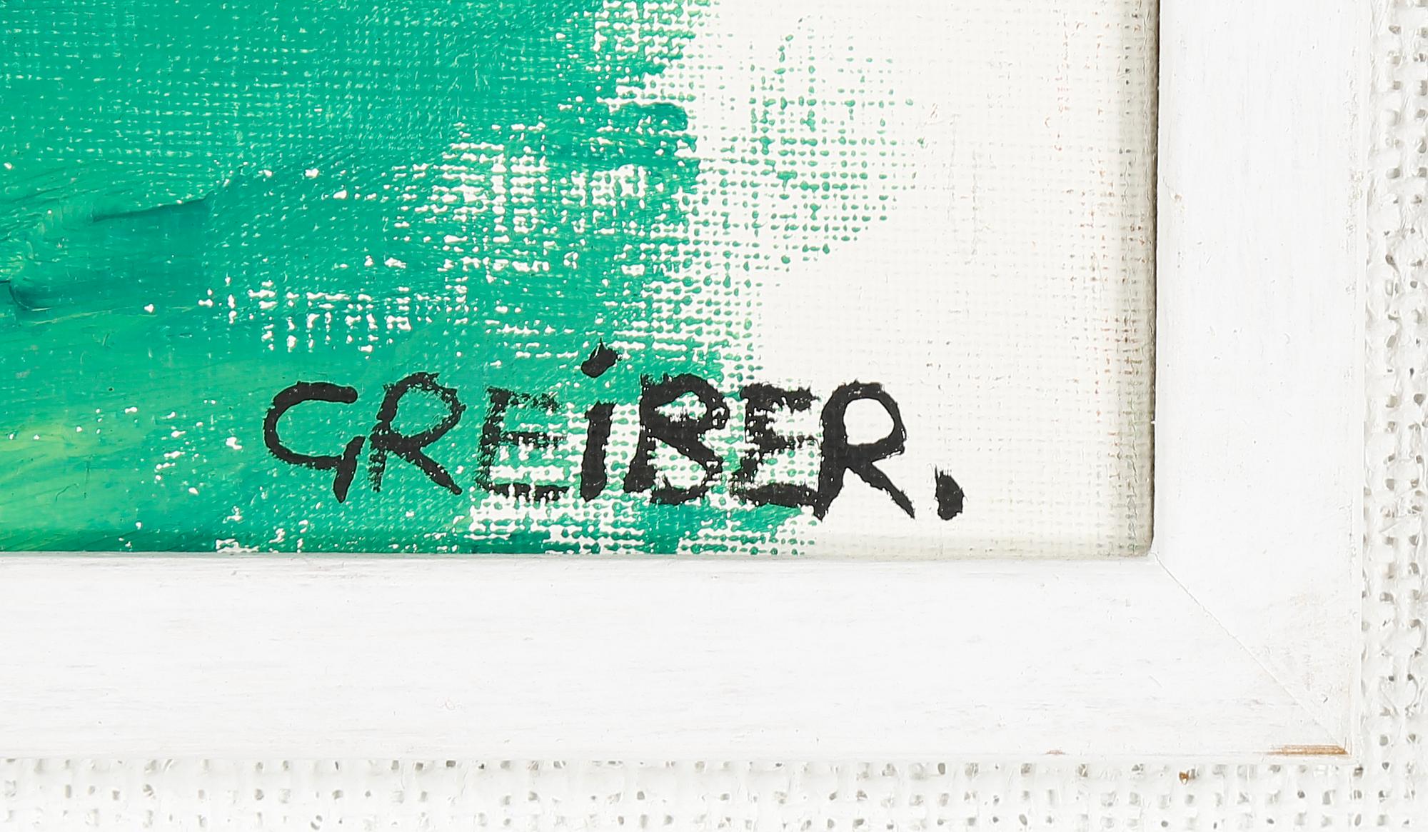 GUNNAR GREIBER, olja på duk, signerad.