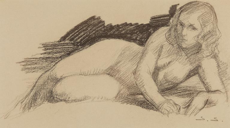 Santeri Salokivi, Reclining nude.