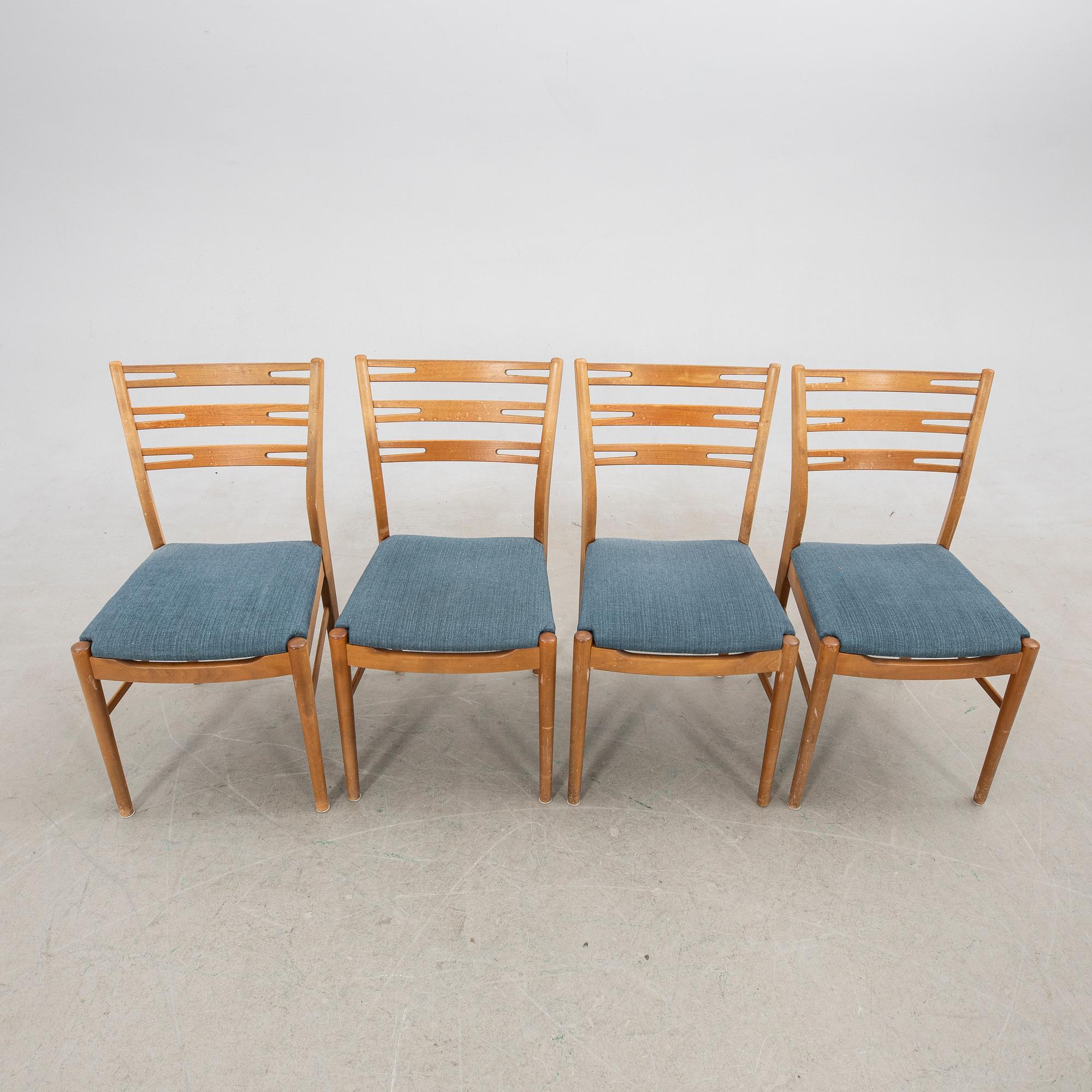 IKEA, chairs, 4 pcs, "Della", 1960s.