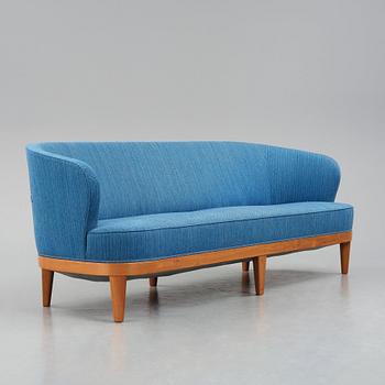 Carl Malmsten, a 'model Marabou' sofa, Swedish Modern, 1966.