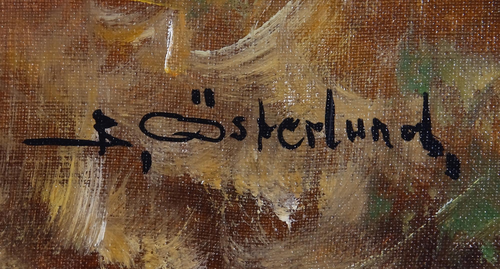 ÖSTERLUND, BERT, olja på duk. Sign.