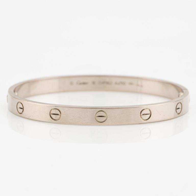 Cartier armband "Love" 18K vitguld.