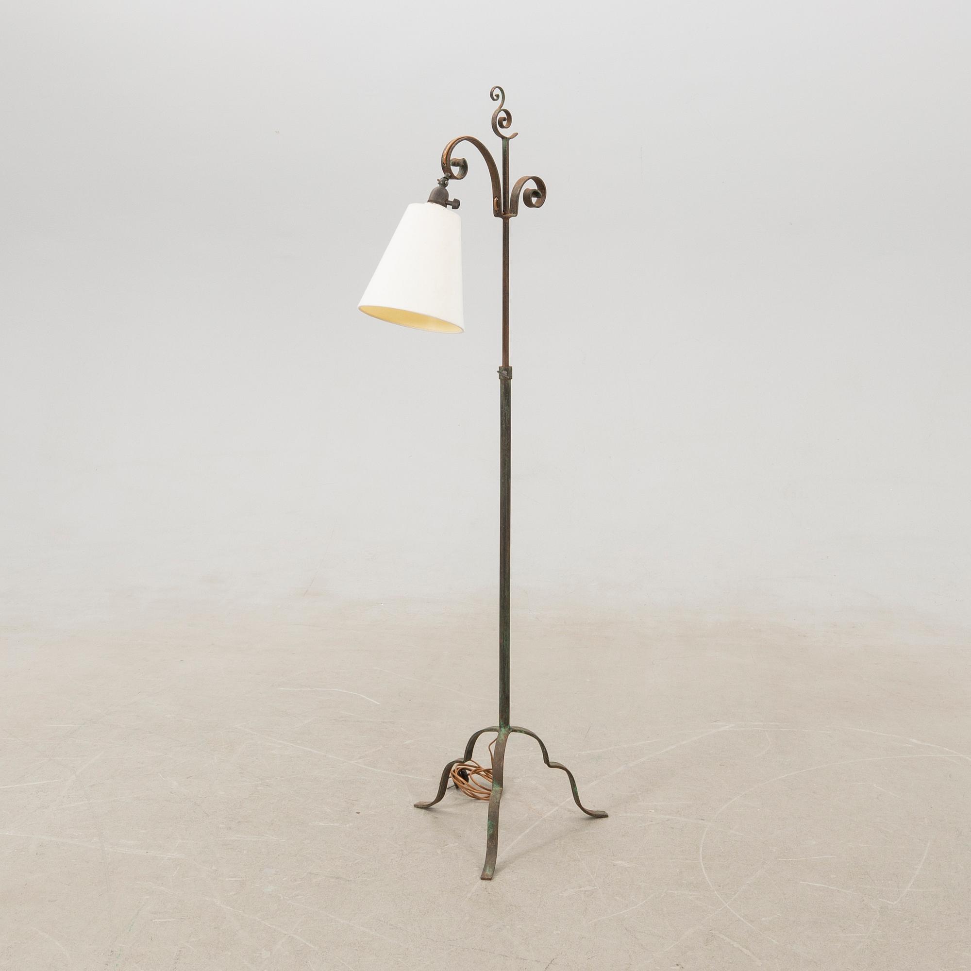 Harald Notini, Floor lamp model no. 15101 for Böhlmarks lamp factory, 1930s.