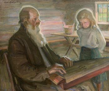 THE OLD KANTELE-PLAYER.