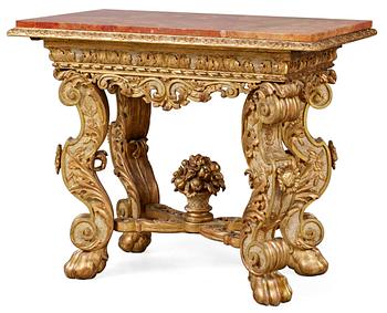 822. A Swedish Baroque-style table.