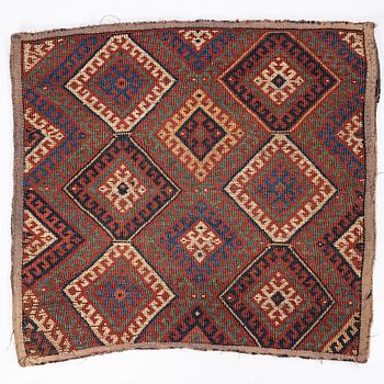 Textil, Jaff, Kakasus, ca 51 x 46 cm.