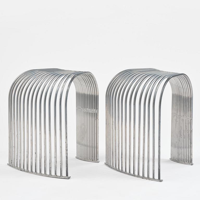 Swedish Girls, a pair of modular stools, "SS-C-90" from the "Seats System" series, ca 2018.