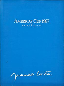 FRANCO COSTA, "Americas Cup 1987", litografier, 4 st.