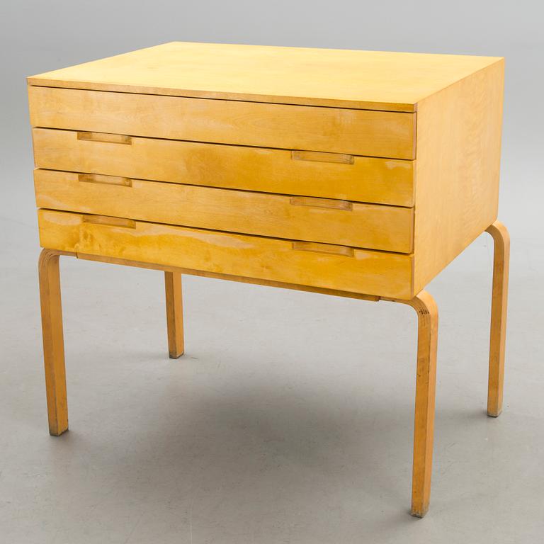 A mid 20th century architect file cabinet for Artek's Drawing office.