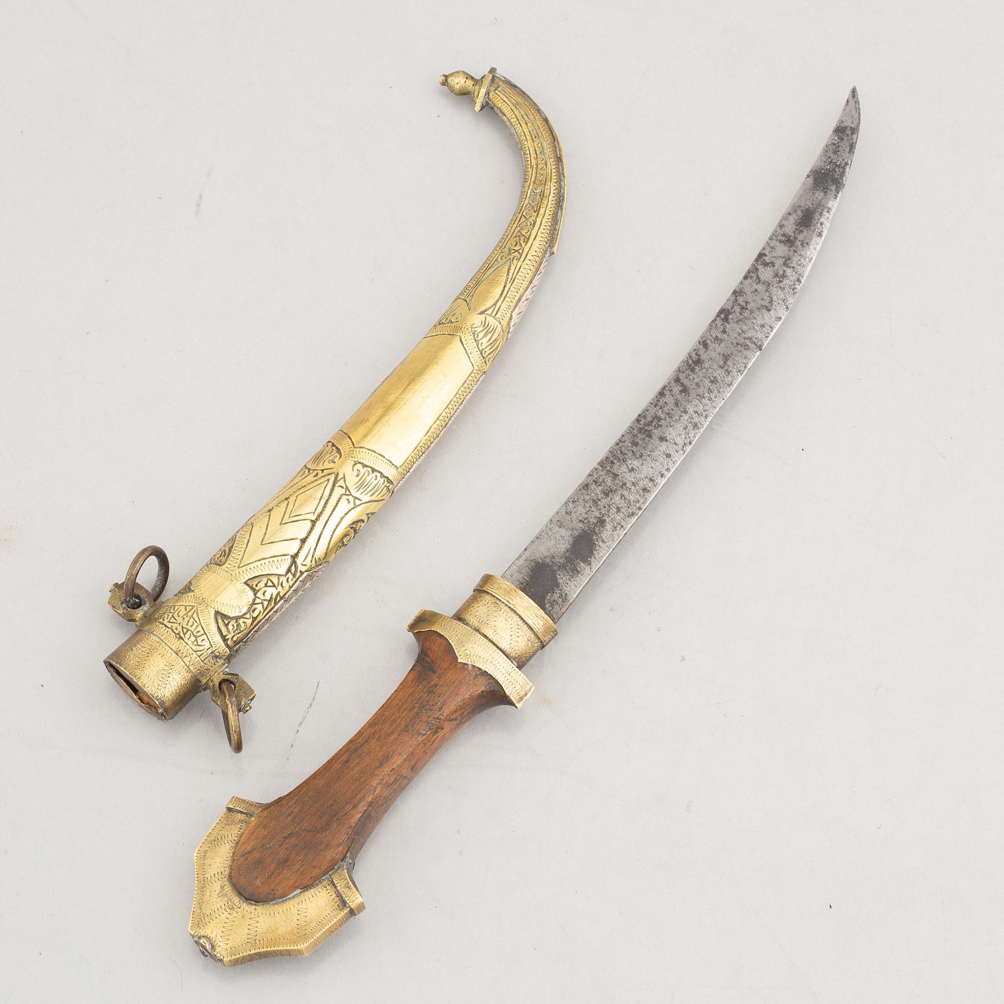 A lot of three Jambyias, Morocco, 20th century.