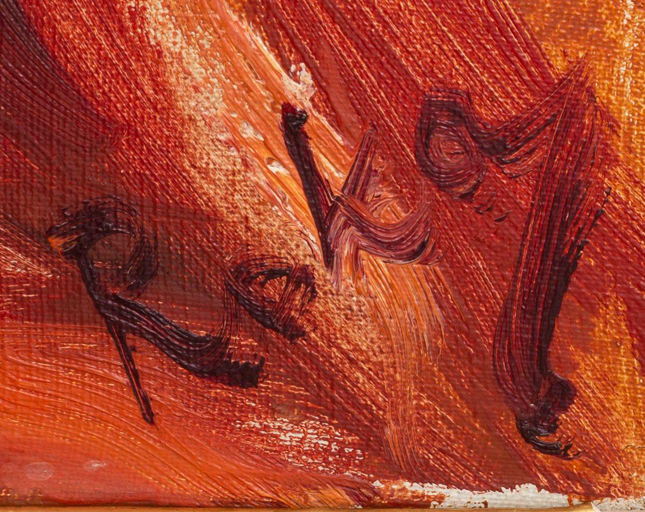 CHARLES ROKA,  oil on canvas, signed.