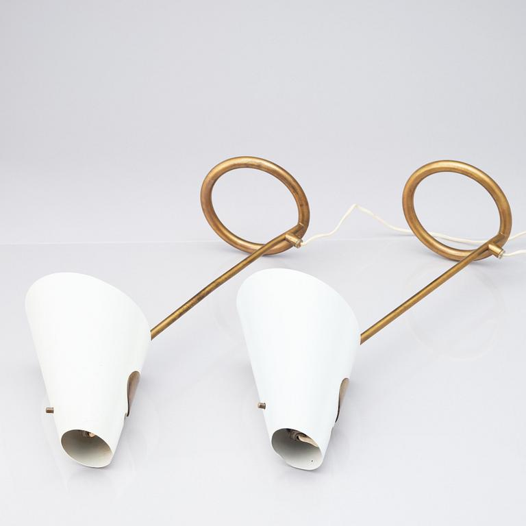 Hans-Agne Jakobsson, bordslampor 1 par, modell "B 90", Hans-Agne Jakobsson AB, Åhus/Markaryd, 1950-tal.