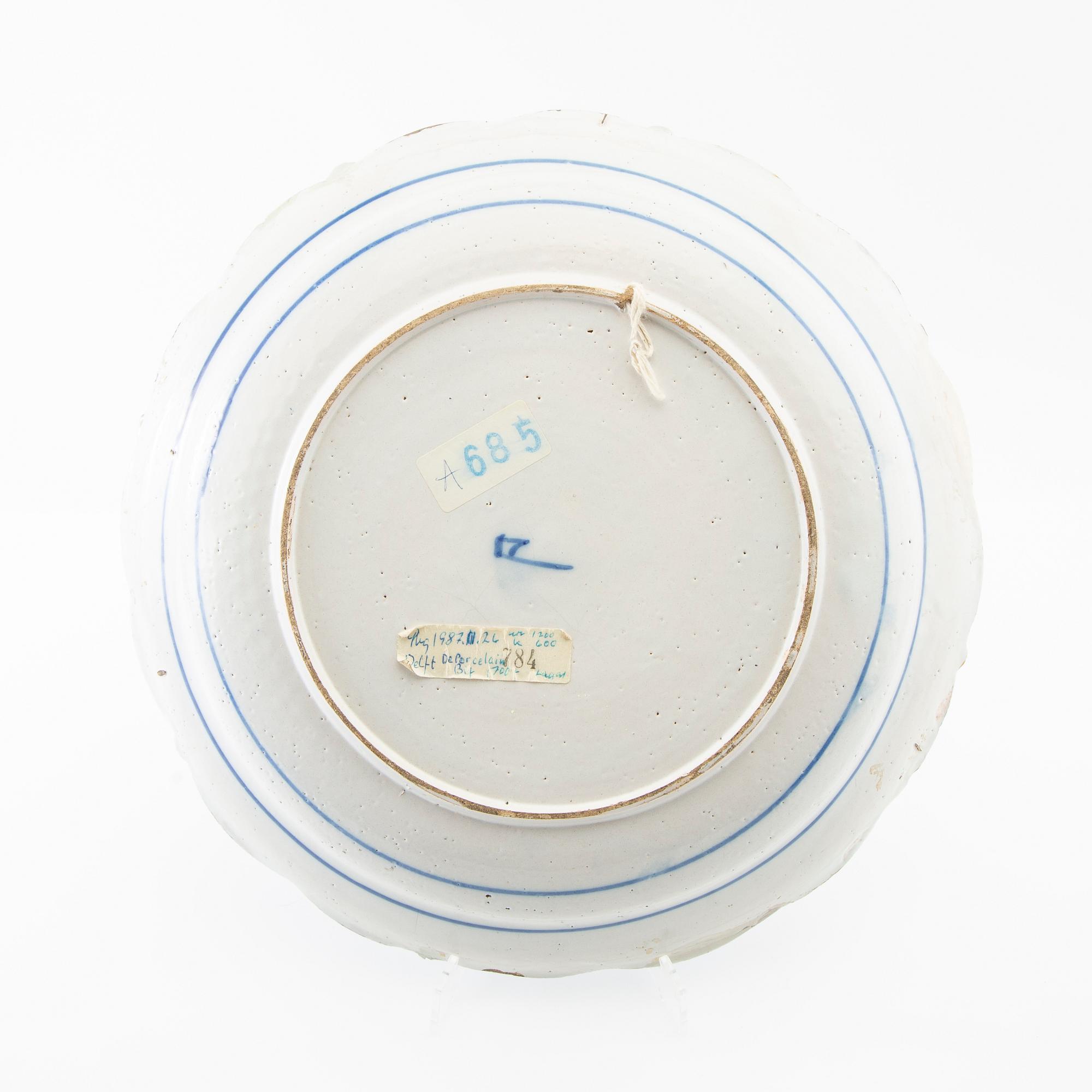 Dutch 18th century faience.