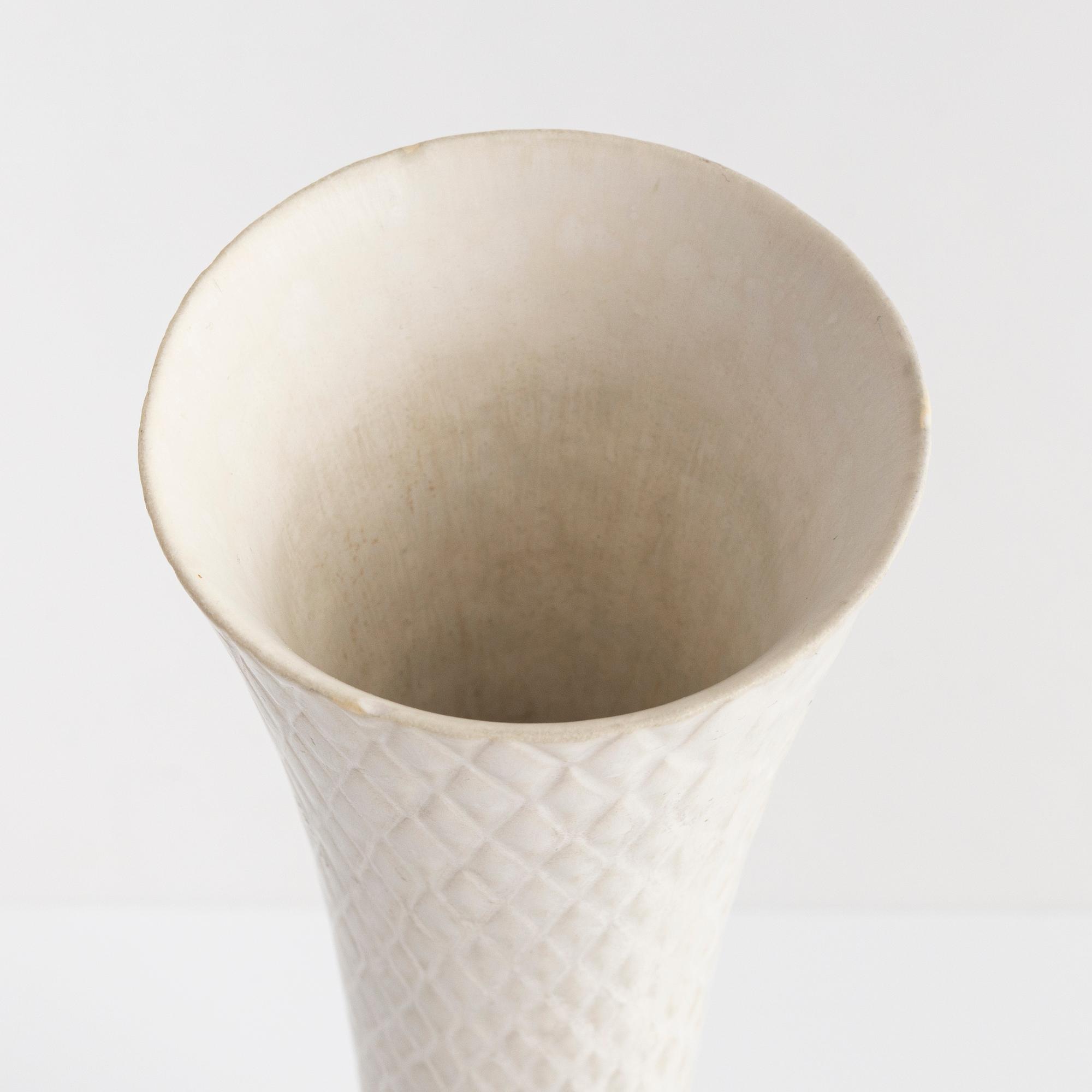 Carl-Harry Stålhane, a stoneware vase, Rörstrand, Sweden, 1950's.