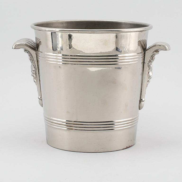 CHAMPAGNEKYLARE, försilvrad metall, Frankrike, 1900-talets första hälft.