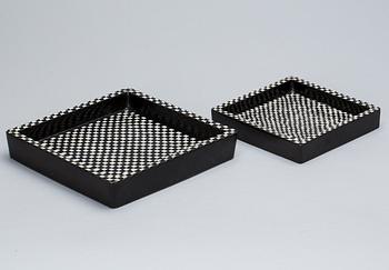 FAT, 2 st, "Domino", Stig Lindberg, Gustavsberg.